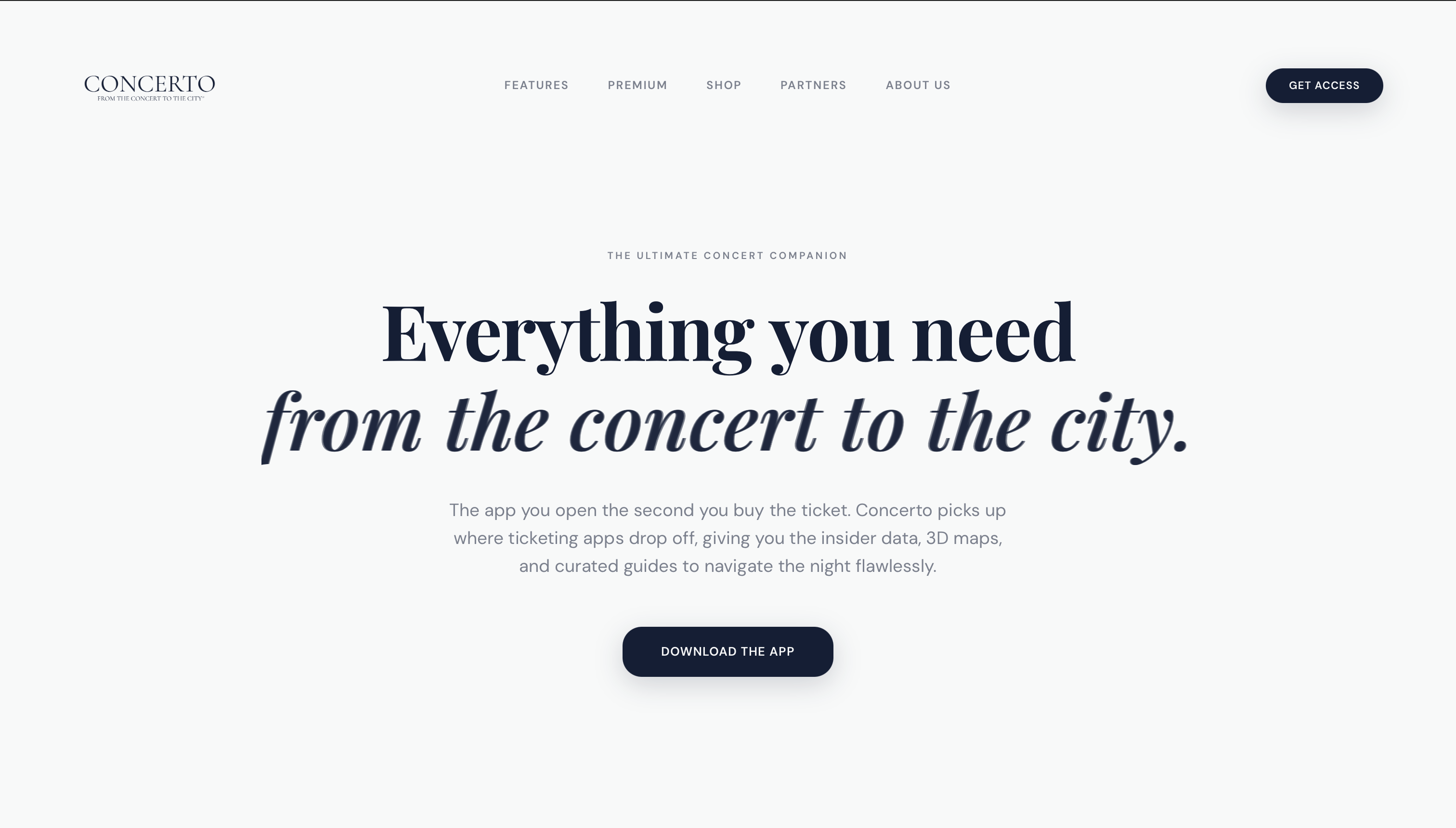Concerto website